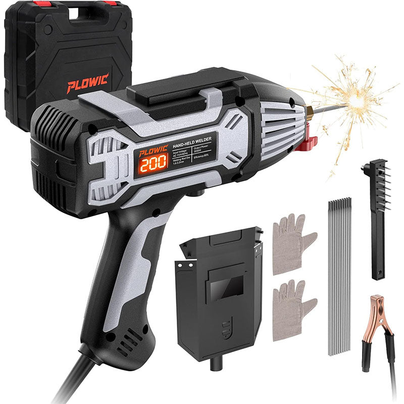 PLOWIC ARC 200 | Portable 200A IGBT Inverter Stick Welder with Digital Display