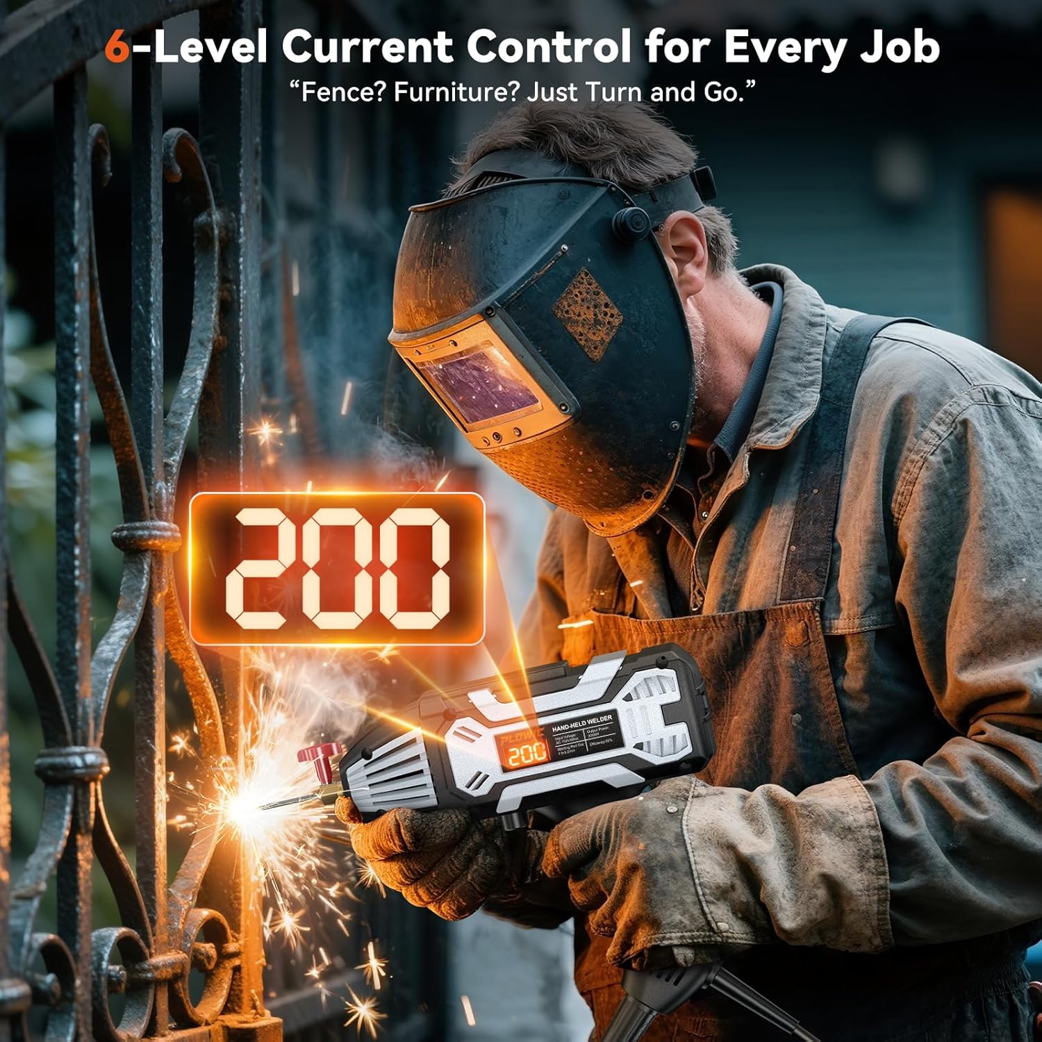PLOWIC ARC 200 | Portable 200A IGBT Inverter Stick Welder with Digital Display